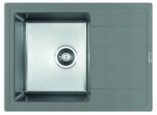 Кухонная мойка Florentina Комби 650 серый шёлк